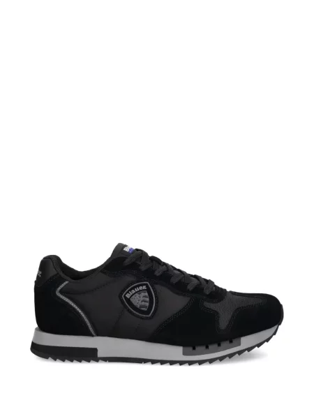 Sneakerși Blauer cu șireturi din dantelă negru