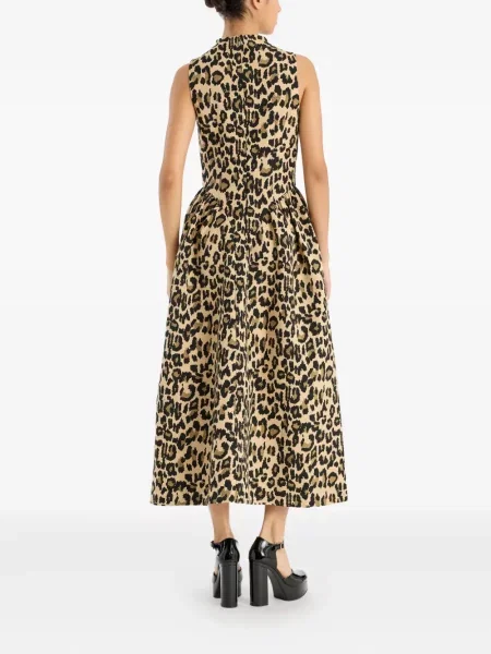 Rochie midi Rotate Birger Christensen din jacard până la genunchi de costum