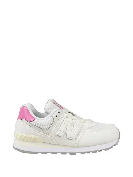 Sneakerși New Balance 574 din dantelă negru