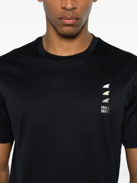 Tricou Paul & Shark cu imagine albastru