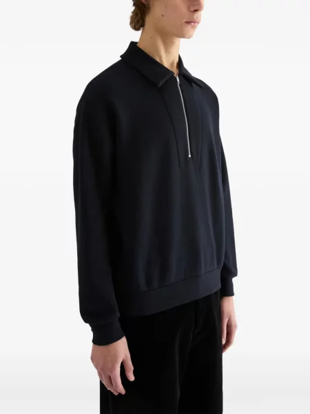 Με κολάρο polo Jil Sander με κέντημα μπλε