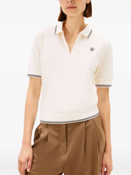 Polo Tommy Hilfiger cu dungi alb