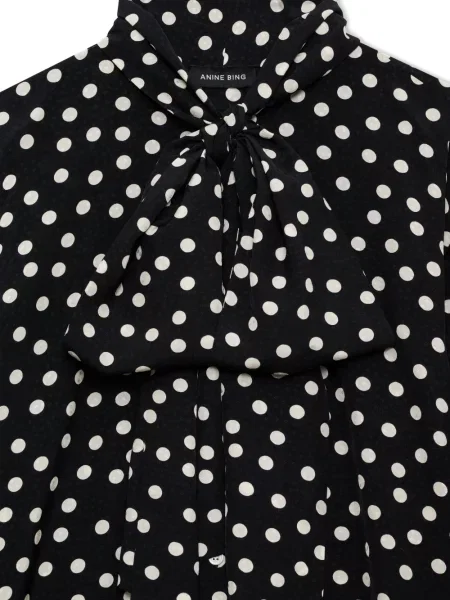 Блуза Anine Bing черно