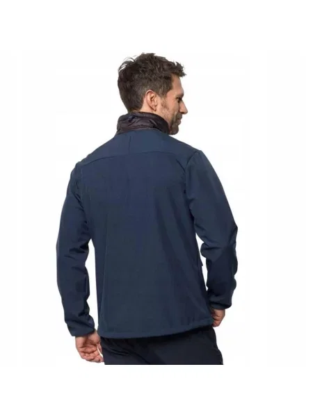 Kurtka lekka granatowa softshell JACK WOLFSKIN SKY POINT niebieska