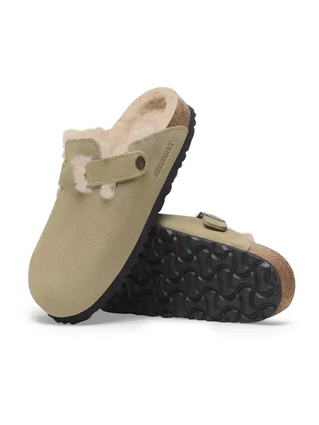 Klapki Birkenstock beżowe