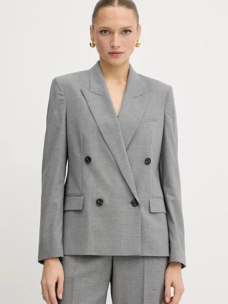 Volnen suknjič BOSS siva