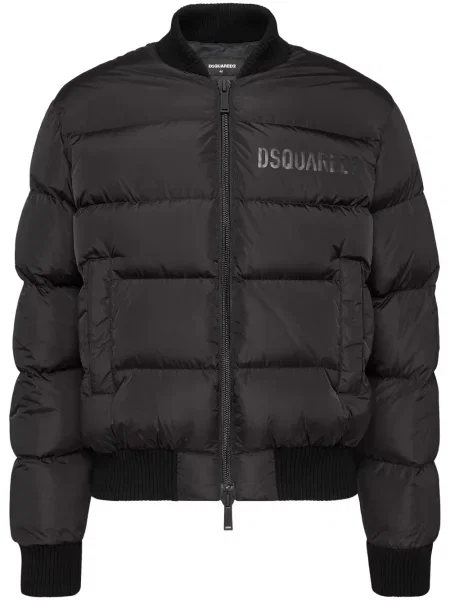 Geacă Dsquared2 cu imagine negru