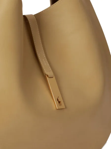 Cu centură chiloți Polo Ralph Lauren cu cataramă din piele de căprioară negru