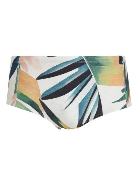 Slip de baie Lygia & Nanny cu model floral cu imagine albastru