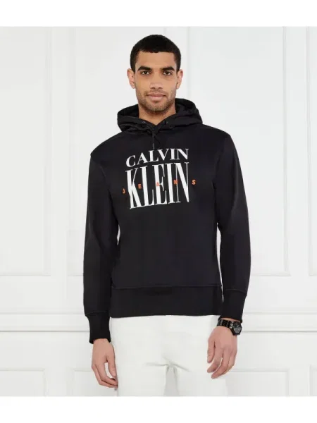 Calvin Klein Jeans Hanorac SERIF | negru