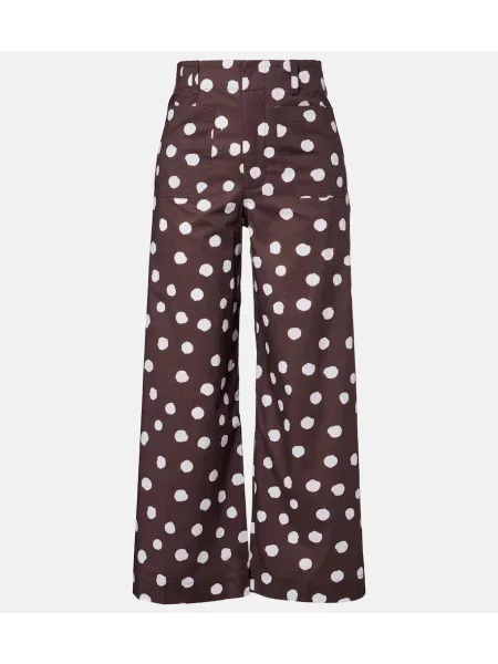 Pantaloni Adriana Degreas cu buline maro