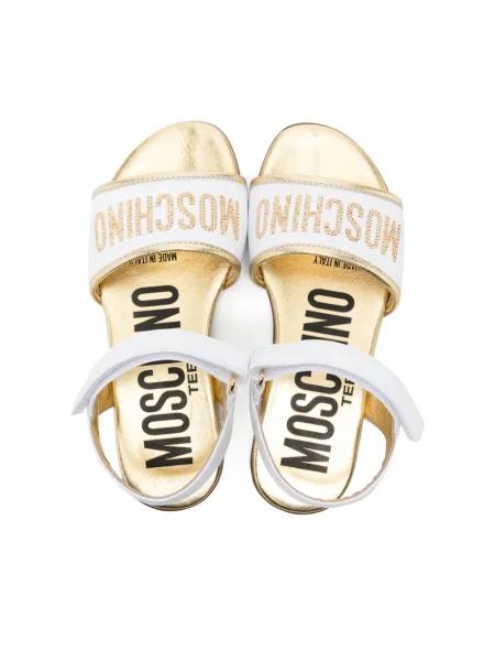 Sandały dziecięce Moschino białe