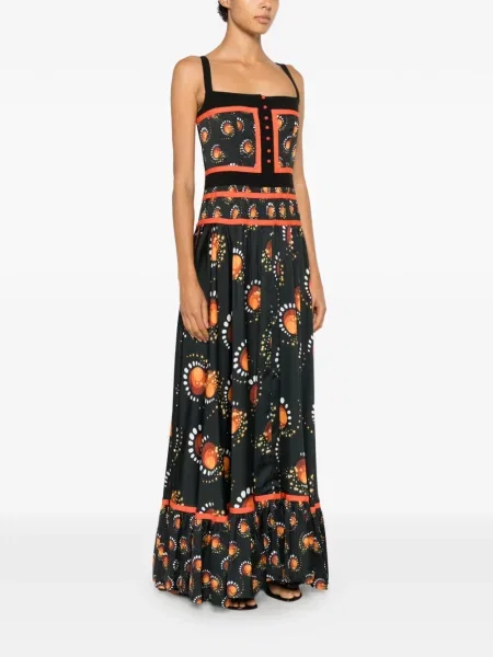 Rochie Rabanne cu imagine negru