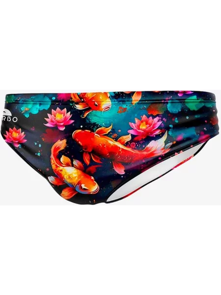 Kąpielówki Turbo Koi River Brief czerwono niebiesko S czarne