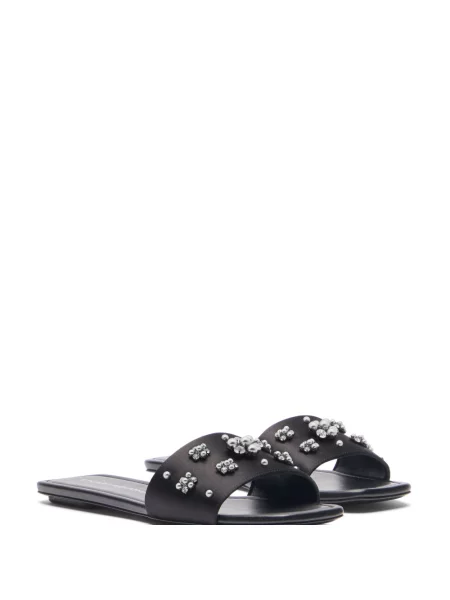 Klapki Stuart Weitzman bez obcasa czarne