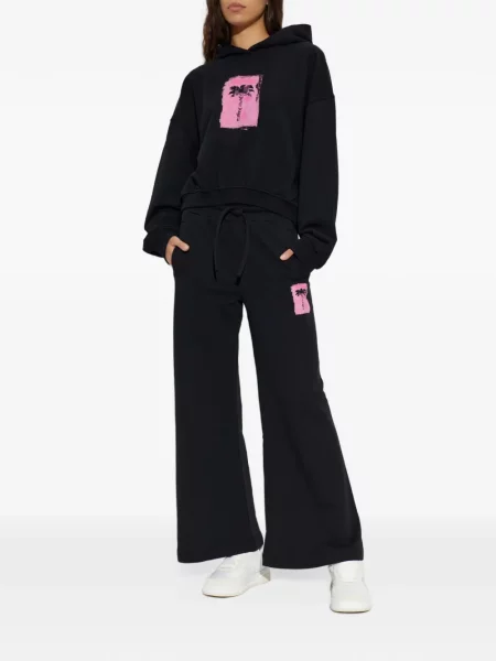 Hanorac cu glugă Palm Angels cu imagine negru