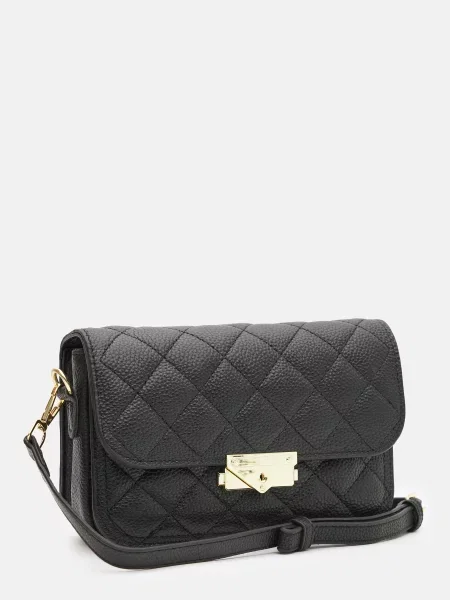 Кожаный клатч Borsa Leather черный