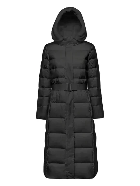 Palton Geox cu glugă negru