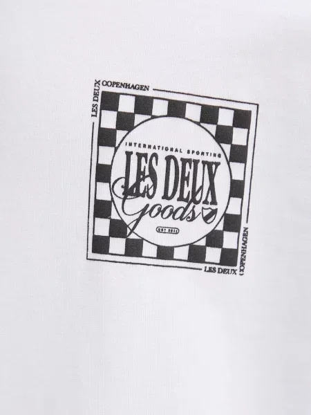 Футболка Les Deux Goods візерунок білий