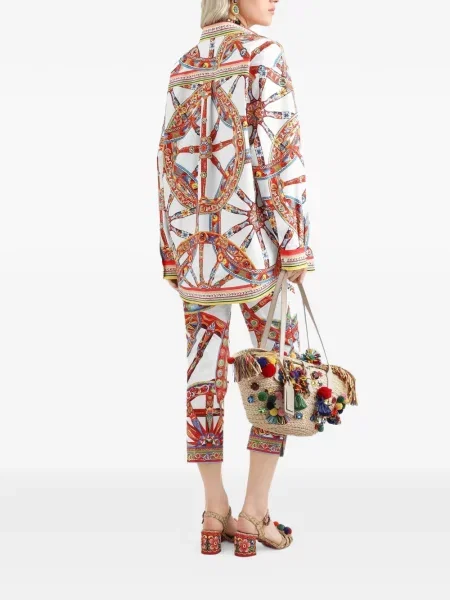 Puplin ing Dolce & Gabbana nyomtatás fehér
