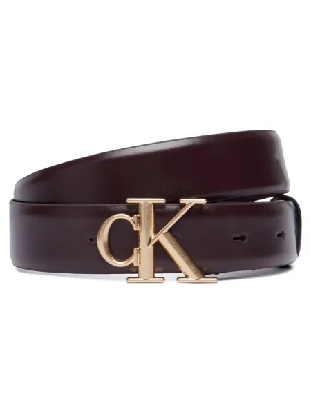 Curea Calvin Klein Jeans cu cataramă maro