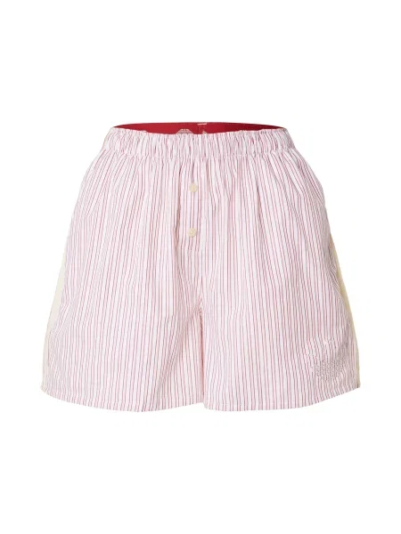 ADIDAS ORIGINALS Pantaloni galben pastel / rosé / roz închis alb