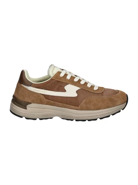 Sneakersy S.w.c Stepney Workers Club zamszowe brązowe