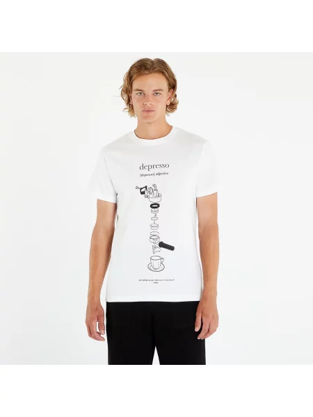 Tričko Urban Classics Depresso Tee White L bílé