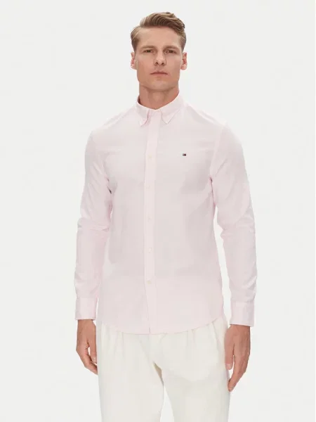 Πουκάμισο Tommy Hilfiger ροζ