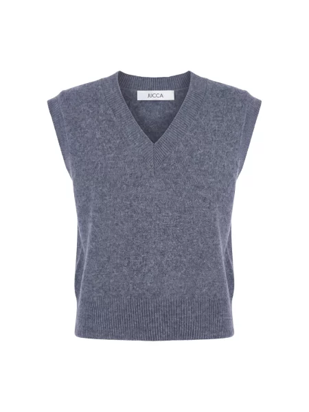 Sweter Jucca wełniany szary