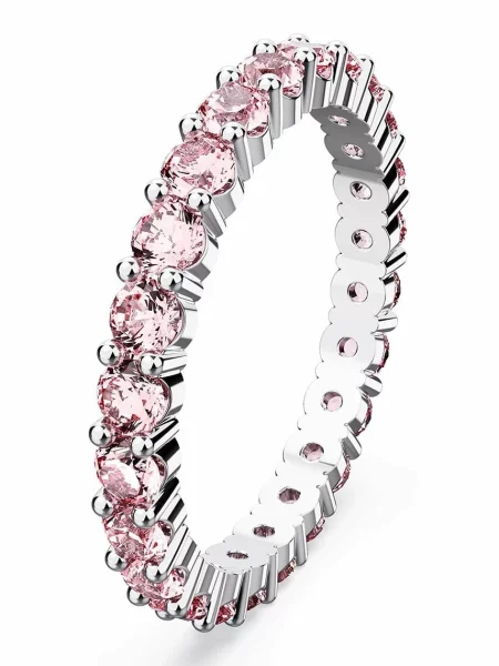Swarovski pierścionek MATRIX różowy