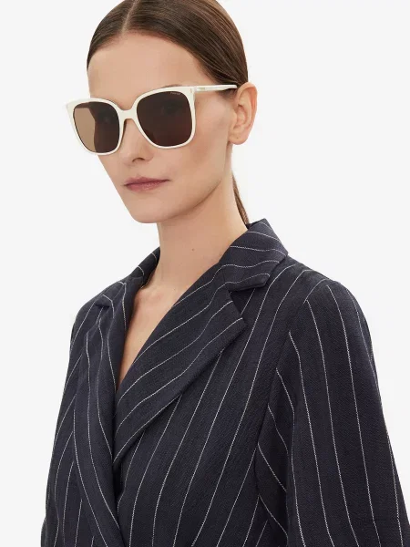 Sluneční brýle Polaroid bílé