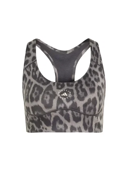 ADIDAS BY STELLA MCCARTNEY Sutien sport PrimeLiftImpact gri metalic / gri piatră alb