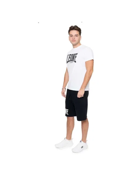 Scurt tricou Leone 1947 cu mâneci scurte alb