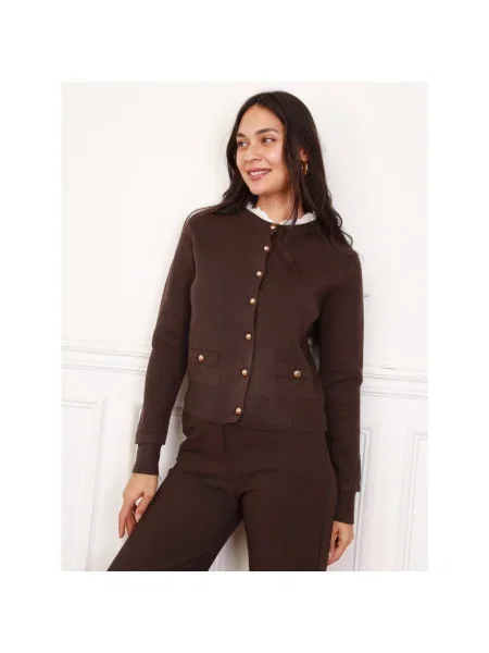 Pulover La Modeuse maro