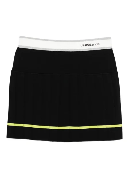 Fusta plisata Casablanca plisată scurtă negru