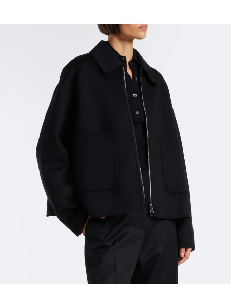 Geacă Fendi de lână negru