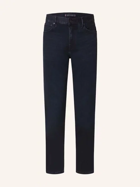 Tommy Hilfiger Jeansy Straight Fit blau czarne
