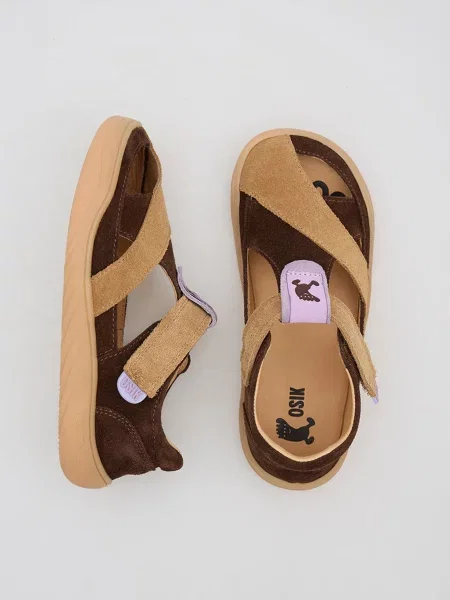 Детские сандалии Osik Barefoot коричневые