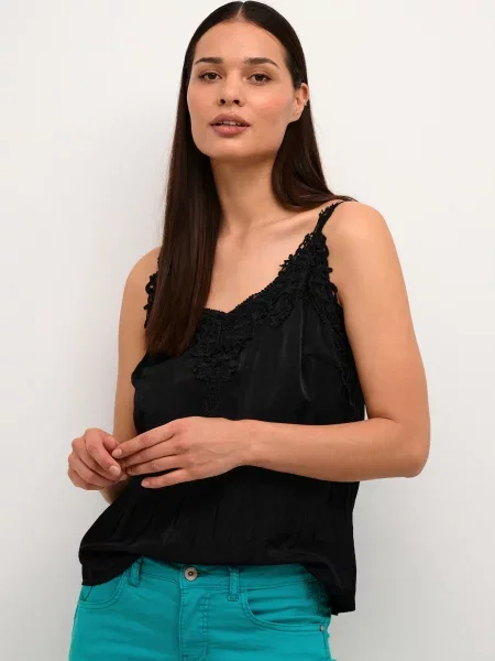 Top Cream negru