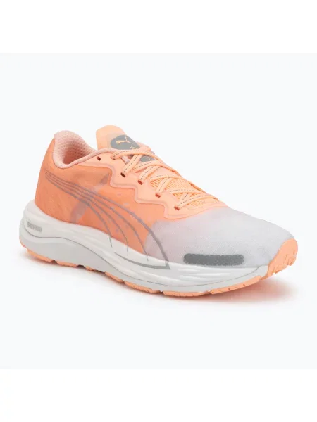 Încălțăminte de alergare pentru femei Puma Velocity Nitro 2 melon/white/grey alb