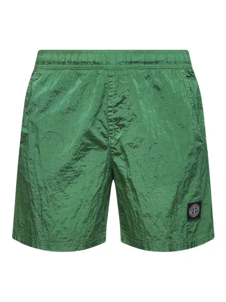 Kąpielówki Stone Island z kamieniami zielone