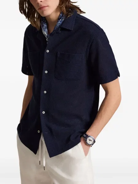 Τέντωμα καρό κιλότα Polo Ralph Lauren με κέντημα πράσινο