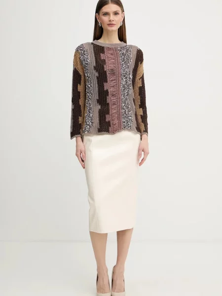 Pinko sweter brązowy