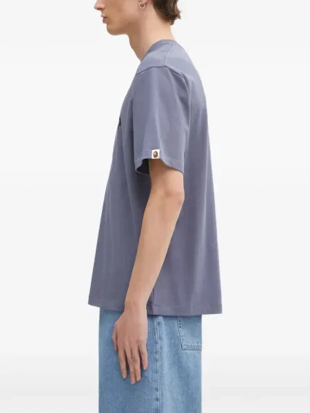 Majica A Bathing Ape® s printom plava