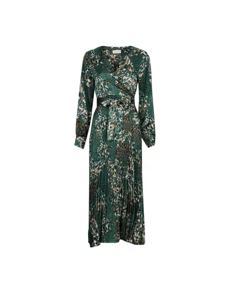 Maxi obleka Moony Mood zelena