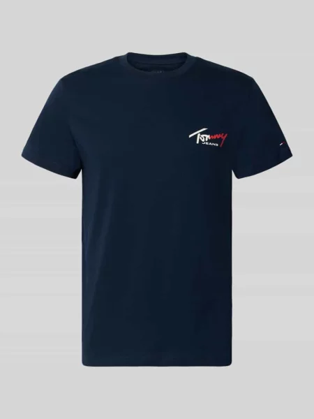 Koszulka Tommy Hilfiger Jeans granatowa