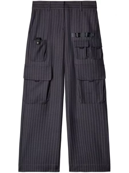 Pantaloni cargo Off-white alb