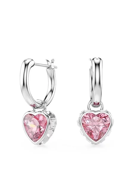 Auskarai Swarovski su širdelėmis