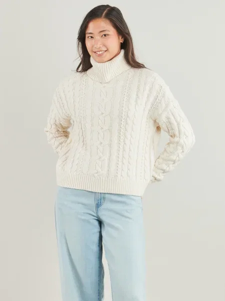 Dlhý sveter Lauren Ralph Lauren s dlhými rukávmi béžová